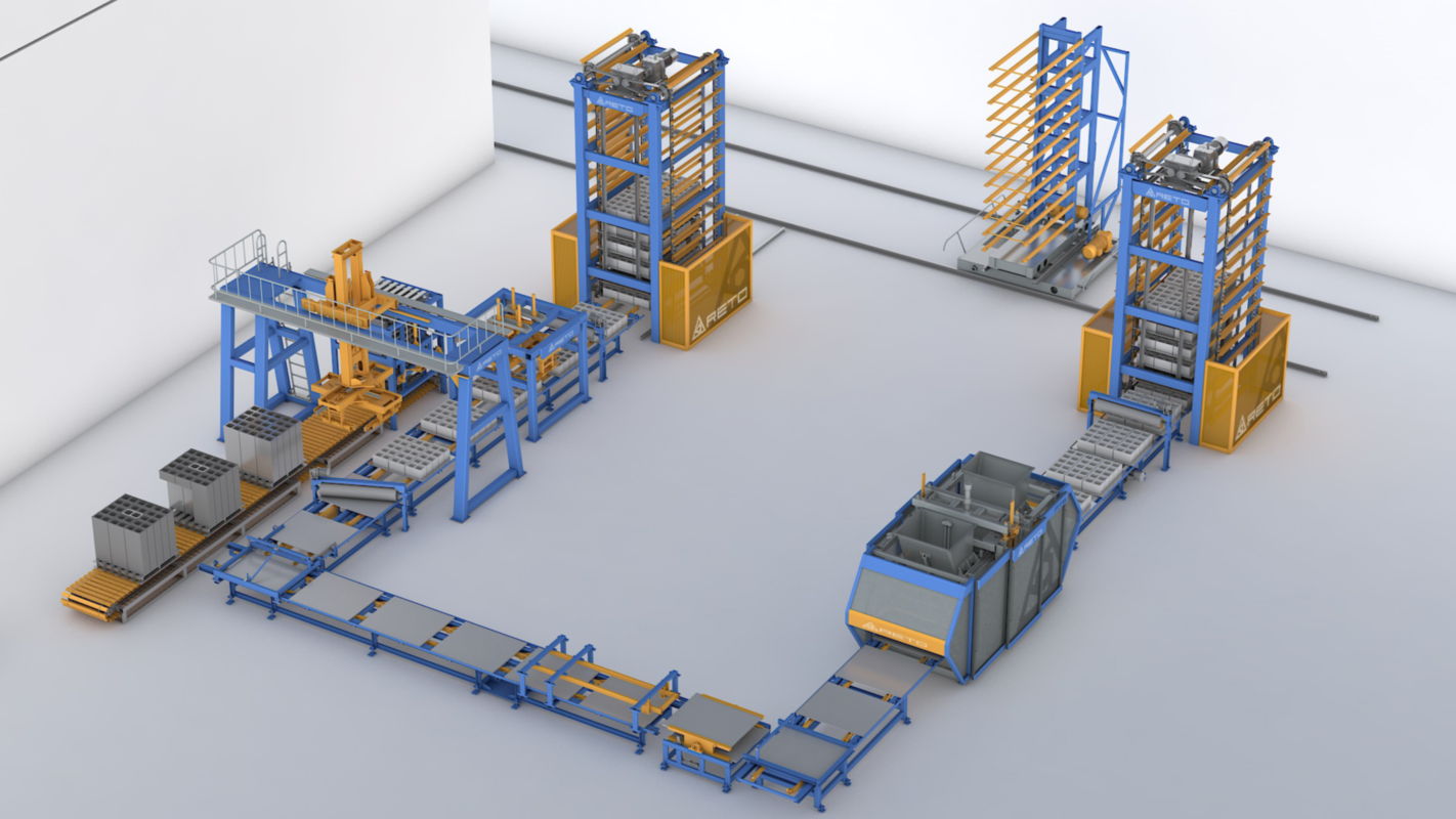 Автоматическая машина для производства блоков - Производители машин для  изготовления блоков REIT