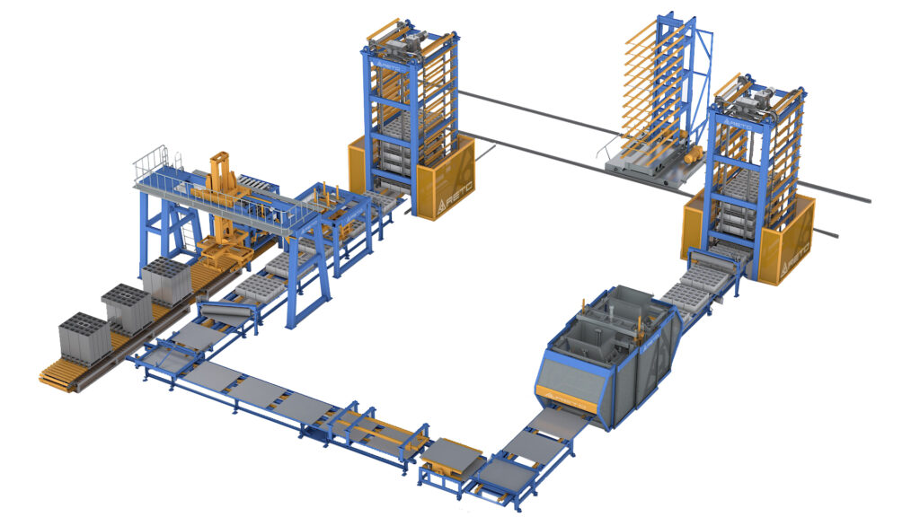 máquina de bloques de hormigón