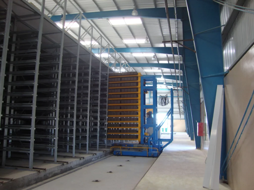 automatic concrete block making machine