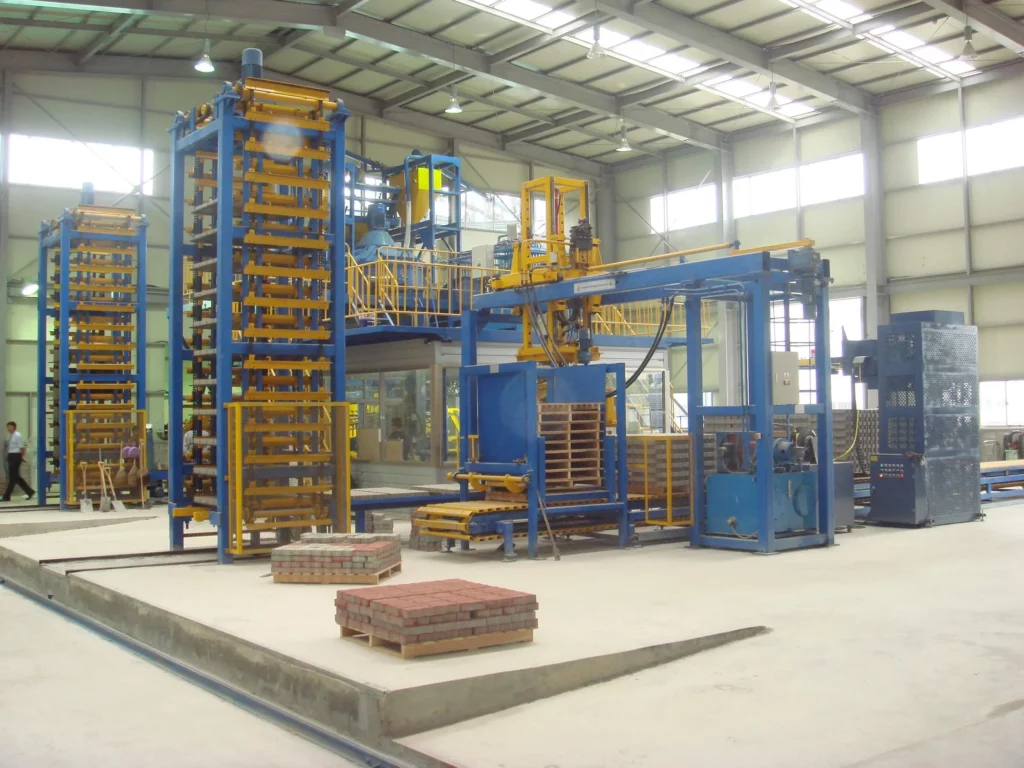 automatic concrete block making machine