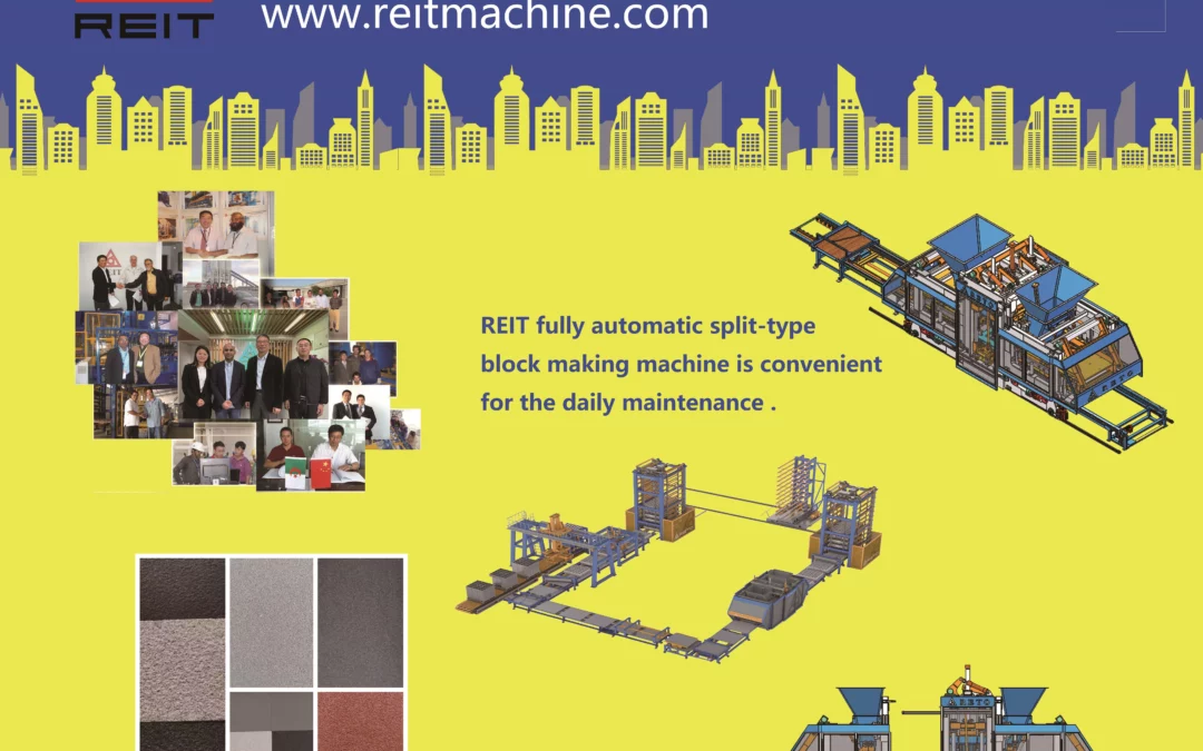 新しい分割型 QT18 全自動セメント コンクリート中空舗装レンガ ブロック製造機