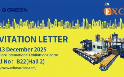 REIT präsentiert vollautomatische Blockherstellungstechnologie auf der EXCON India 2025